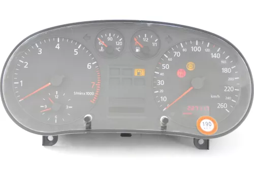 Audi A3 8L Tacho Tachometer Kombiinstrument 227.000km 8L0919860E Benziner 1,6