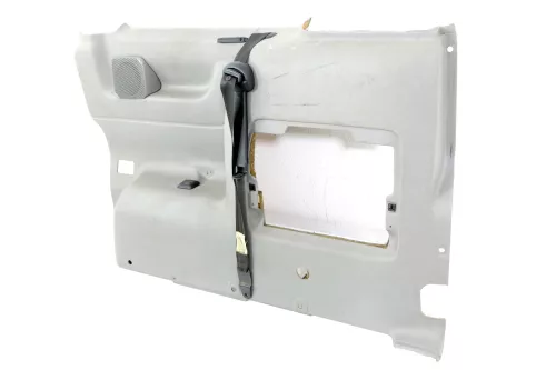VW T4 Verkleidung Abdeckung Seite hinten rechts grau Multivan Klappe -ohneGurt (146635)