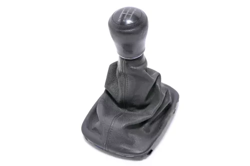 Audi A6 4B Schaltknauf Schaltsack Schaltknüppel original 5-Gang Leder schwarz