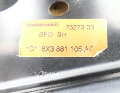 Seat Arosa VW Lupo Sitz vorn links Fahrersitz Höhenverstellung höhenverste gelb (147163)