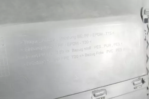 1x VW Polo 9N Türverkleidung Verkleidung Tür vorne rechts 2/3-Türer Beifahrertür (147813)