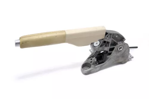 VW Eos 1F Handbremse Feststellbremse Handbremshebel beige besch Leder UHQ (148242)