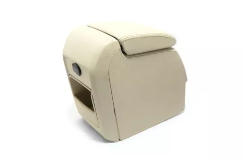 VW Eos 1F Mittelarmlehne Armlehne Fach Lehne Mittelkonsole beige besch 95T (148244)