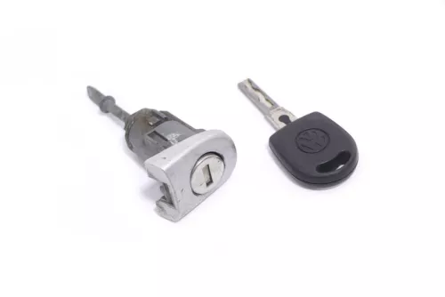 VW Passat 3B Lupo Türschloß Schloß Tür mit 1x Schlüssel vorne links f