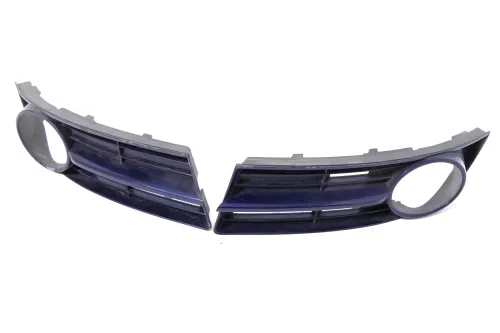 Touran 1T Caddy 2K Gitter in Stoßstange vorne Nebelscheinwerfer 2x blau LB5N (148773)