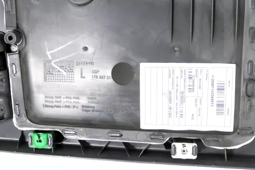 VW Touran 1x Türverkleidung Verkleidung Tür hinten links anthrazit Lautsprecher (148783)