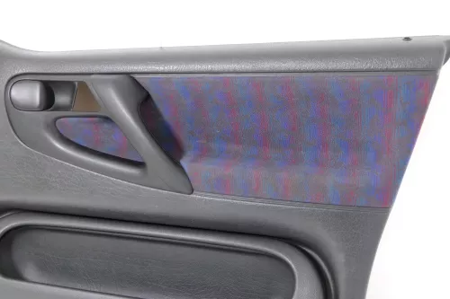 1x Polo 6N Türverkleidung Verkleidung Tür vorne rechts 4/5-Türer off-black lila (148805)