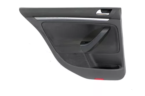 1x Jetta 1K Türverkleidung Verkleidung Tür hinten links 4/5-Türer schwarz (149027)