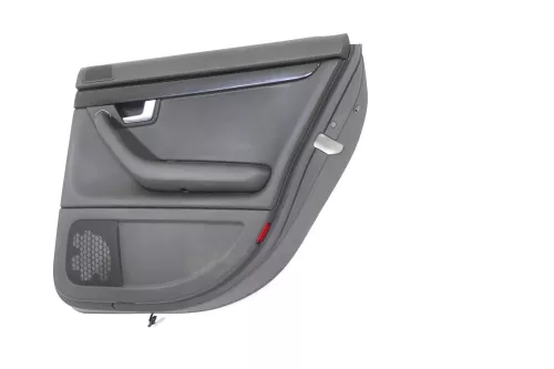 1x A4 8E B6 Türverkleidung Verkleidung Tür hinten rechts schwarz Buffalino Leder (149054)