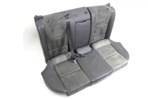 A4 B6 B7 8E Avant Sitz Rückbank Rücksitzbank hinten Leder schwarz Alcantara Q226 (149072)