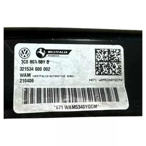 VW Passat 3C abnehmbare Anhängerkupplung OHNE HAKEN Westfalia (149186)