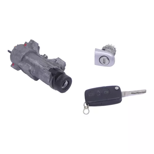 Audi A2 8Z Zündschloß Schloss Zündung mit 1x Schlüssel Schloß + 1x TürschloßFunk