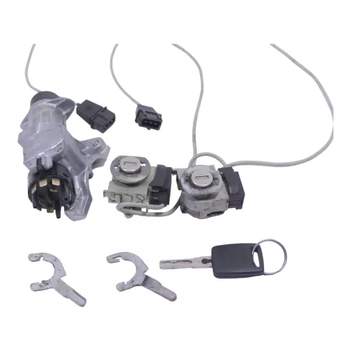 Audi A3 8L Schloßsystem Türschloß links +rechts & 1x Schlüssel Schloß Zündschloß