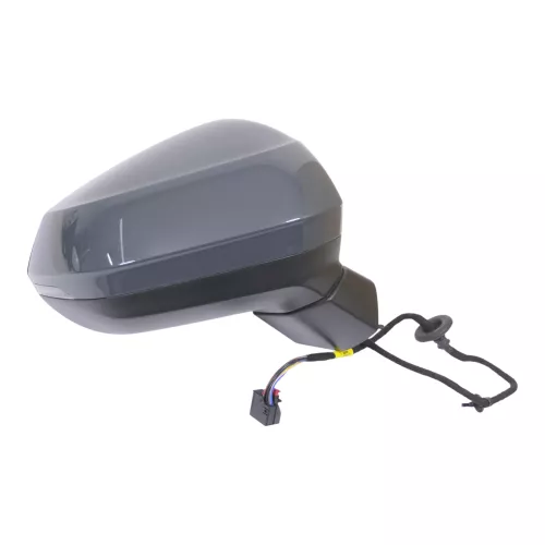 Q2 GA 81A Spiegel Außenspiegel rechts grau LX7M anklappbar elektrisch +Glas  