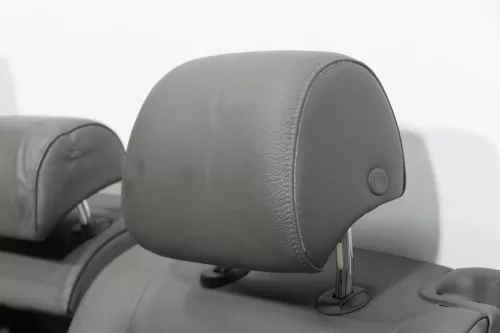 Audi A4 B6 8E Kopfstütze hinten links Leder grau