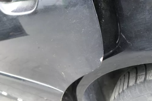 Audi A4 B5 Tür nur Türblatt hinten links schwarz LY9B brilliantschwarz Facelift (150185)
