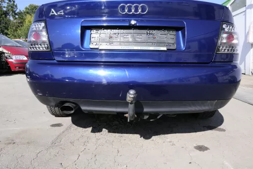 Audi A4 B5 Limousine Stoßstange hinten Heckstoßstange blau LZ5K biscaBj99 (150206)