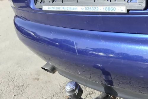 Audi A4 B5 Limousine Stoßstange hinten Heckstoßstange blau LZ5K biscaBj99 (150206)