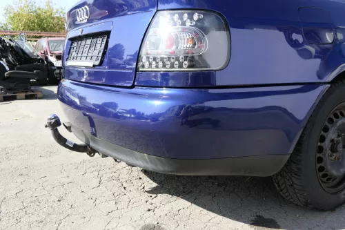 Audi A4 B5 Limousine Stoßstange hinten Heckstoßstange blau LZ5K biscaBj99 (150206)