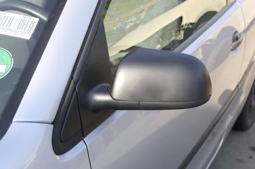 VW Polo 9N 9N3 manueller Spiegel Außenspiegel links vorne schwarz  (150228)