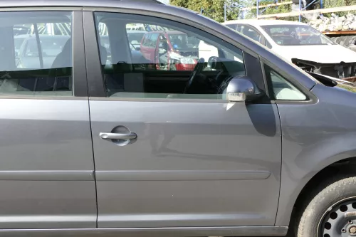 VW Touran 1T 1T3 Tür vorne rechts Beifahrertür grau LD7X platinu ohne Anbauteile