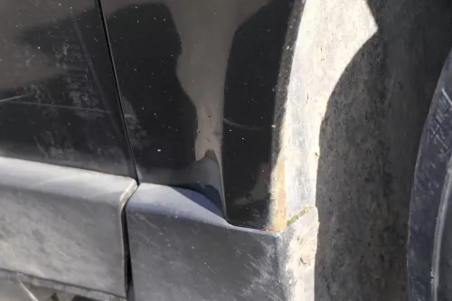 VW Passat 3B Kotflügel vorne rechts schwarz LC9Z metallic blackmagic (150260)