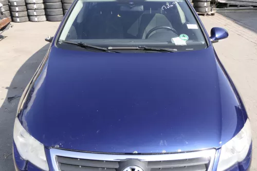 VW Passat 3C Motorhaube Klappe vorne vorn Haube blau LD5Q shadow (150356)