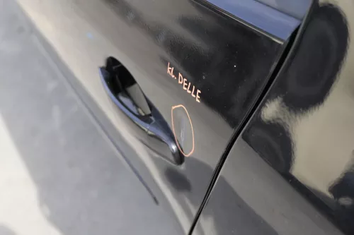 VW Golf 5 V 1K Tür nur das Türblatt hinten links 4/5-Türer schwarz LC9Z (150371)