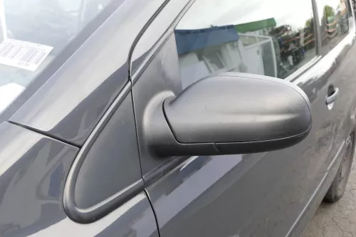 VW Fox 5Z manueller Spiegel Außenspiegel + Glas links schwarz matt mechanisch ma