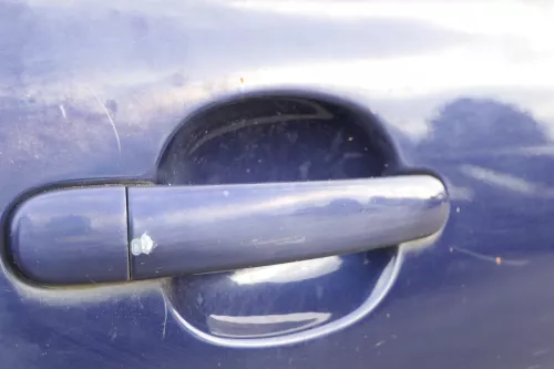 VW Passat 3B 3BG Kombi Variant Tür hinten rechts blau LB5N indigoblau II (150583)