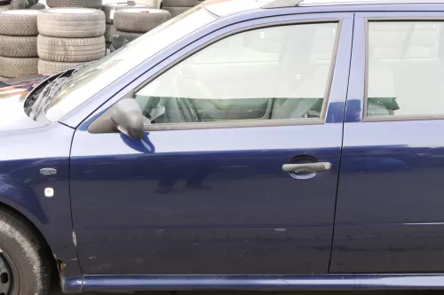 Skoda Octavia 1U Kombi + Limo Tür vorne links Fahrertür blau LF5U tiefseeblau (150630)