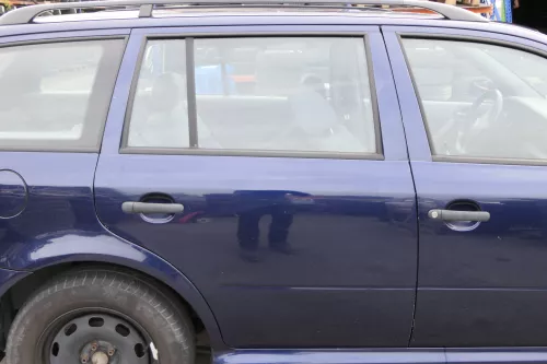 Skoda Octavia 1U5 Combi Kombi Variant Tür hinten rechts blau LF5U Tiefseeblau (150634)