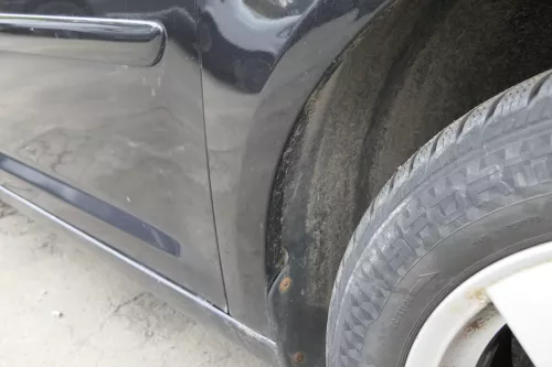 VW Touran 1T Kotflügel vorne rechts schwarz LC9Z metall 1T0821022A ca.2003-2006  (150683)