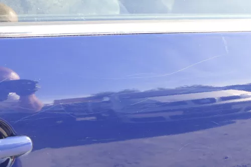 VW Passat 3B 3BG Kombi Variant Tür hinten rechts blau LA5E (150892)