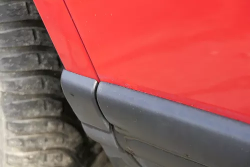 Audi A4 B5 Tür nur Türblatt hinten rechts rot LY3H - Facelift (151359)