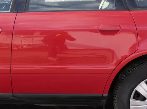 Audi A4 B5 Tür nur Türblatt hinten links rot LY3H - Facelift (151360)