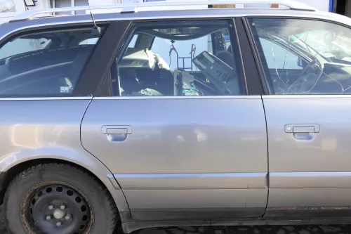 Audi A6 4A C4 Tür Türblatt hinten rechts grau LY7L Kombi Avant - ohne Anbauteile (151510)