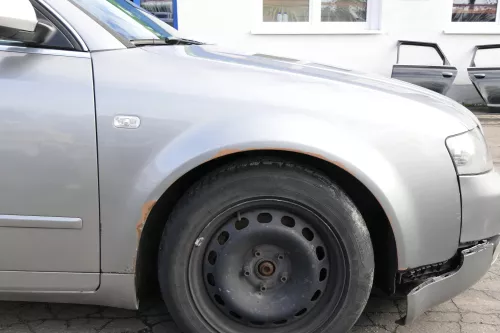 Audi A4 8E B6 Kotflügel vorne rechts grau LY7Q