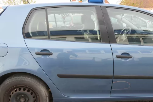 VW Golf 5 V 1K Tür Türrahmen hinten rechts 4/5-Türer LA5S riverblue blau (151804)