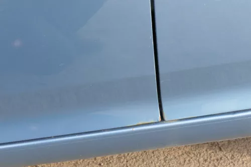 VW Golf 5 V 1K Tür vorne links Fahrertür 4/5-Türer blau LA5S riverblue TÜRBLATT  (151807)