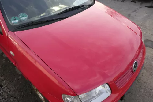 VW Polo 6N2 Motorhaube Haube vorne Klappe rot LP3G (151812)