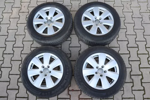 Audi A6 4F Alufelgen Reifen 225/55 R16 99H Felgen Winterreifen 4F0601025AN 5-8mm (151830)