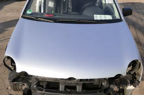 VW Polo 9N Motorhaube Klappe vorne silber grau LA7W reflexsilber bisca.Bj.2004 Ä (151890)
