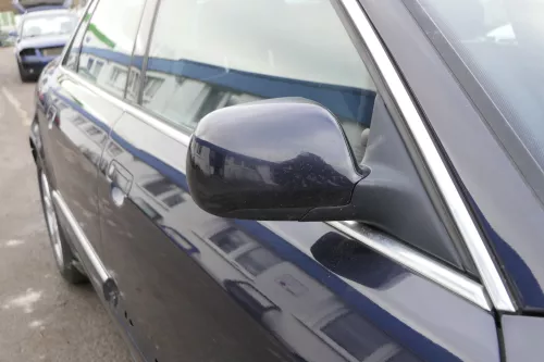 Audi A8 4D Spiegel Außenspiegel rechts elektrisch blau LZ5L 4D1858532M (152155)