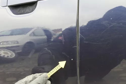 Audi A8 4D Tür Türblatt vorne links Fahrertür blau LZ5L Nur TÜRBLATT (152156)