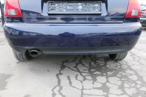Audi A4 B5 Limousine Stoßstange hinten Heckstoßstange blau LY5L biscaBj99