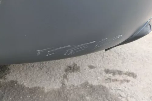 Audi A6 4B Limousine Stoßstange hinten Heckstoßstange Stoßfänger blau LZ5L PDC (152412)