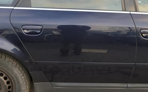 Audi A6 4B C5 Tür Türblatt hinten rechts blau LZ5L mingblau