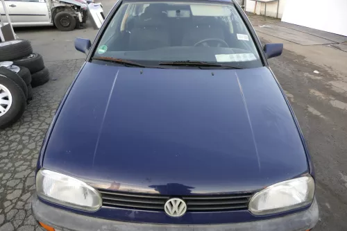 VW Golf 3 + Cabrio 1E Motorhaube Haube Klappe vorne blau LA5E
