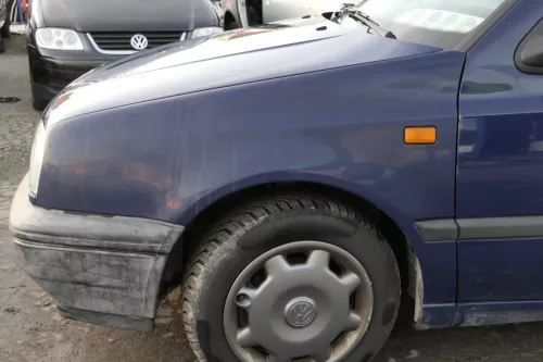 VW Golf 3 1H Kotflügel vorne links blau LA5E